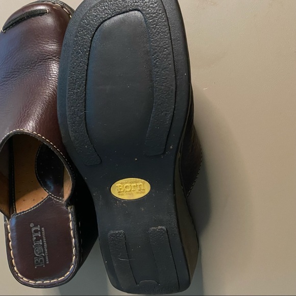 Born mules Soft Leather upper Brown size 8 - Picture 4 of 8